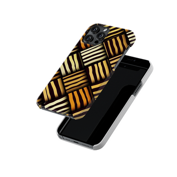 Basket Weave Pattern Slim Hard Case