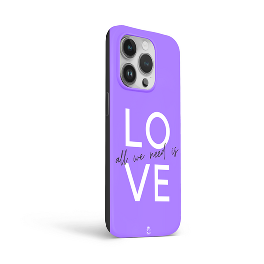 All we Need is Love Flexible Soft Silicone Case