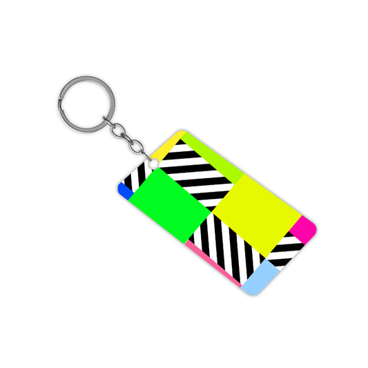 Abstractive Art Keychain