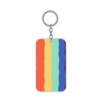 Swirl Paint Keychain