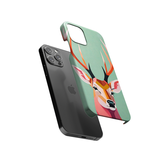 Abstractive Deer Slim Hard Case