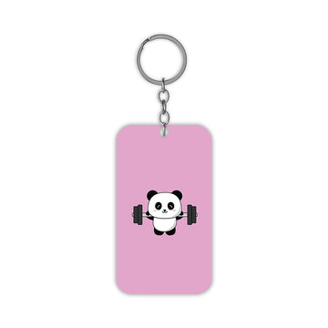 Cute Panda Lift Keychain