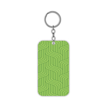 Green Field Keychain