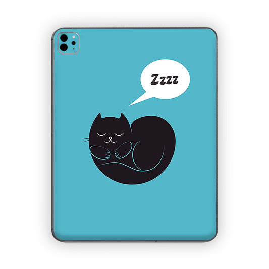 Sleeping Cat Ipad Skin
