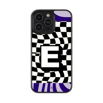 Alphabet - E  Glossy Metal Case