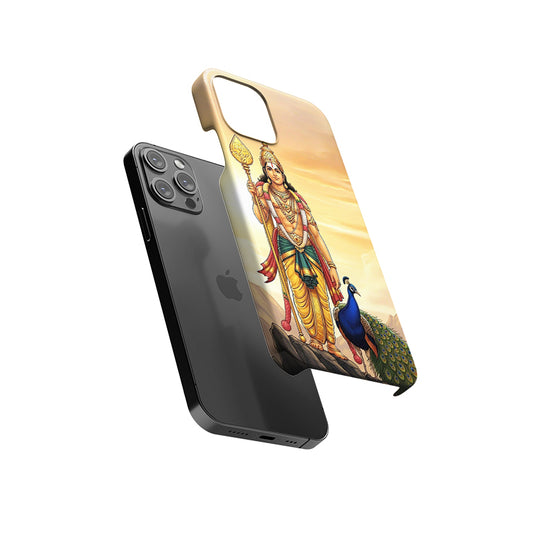 God Murugan with Peacock Slim Hard Case