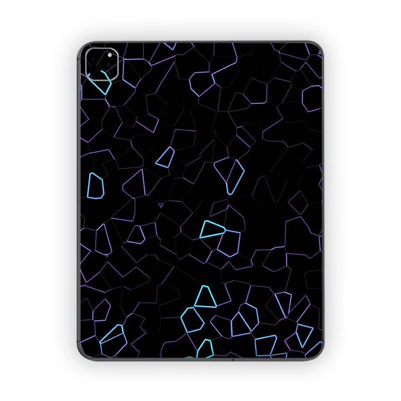 Neon Topograph Ipad Skin