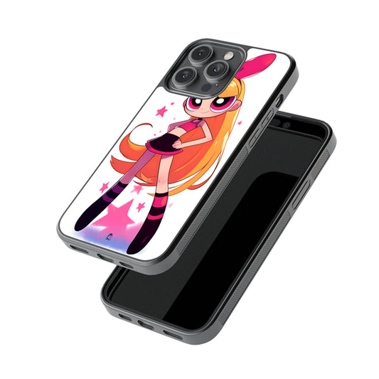 Stunning Miss.Blossom Glossy Metal Case
