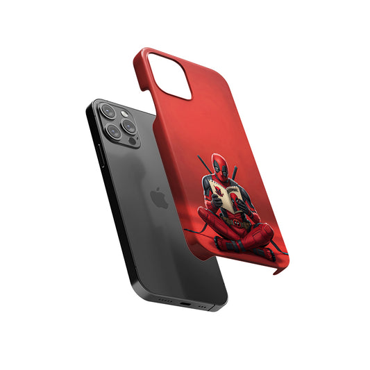 Red Mayhem Deadpool Slim Hard Case