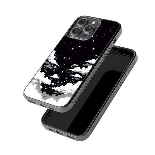 Dark Night Sky  Glossy Metal Case