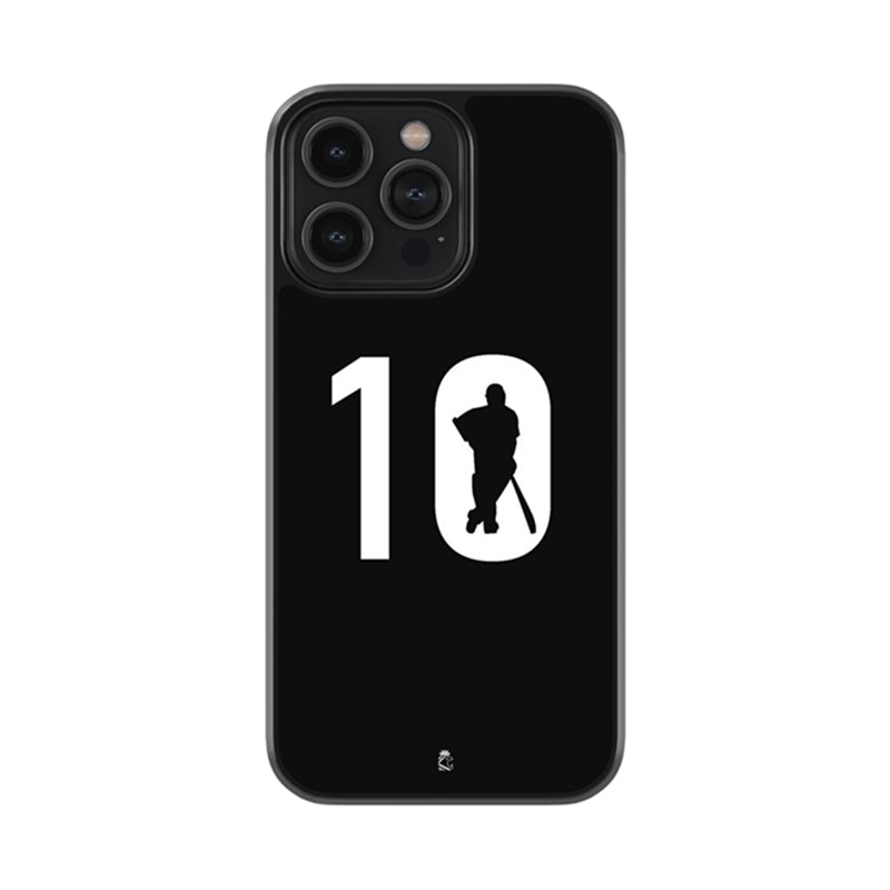 Jersey Number 10 Glossy Metal Case
