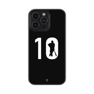 Jersey Number 10 Glossy Metal Case