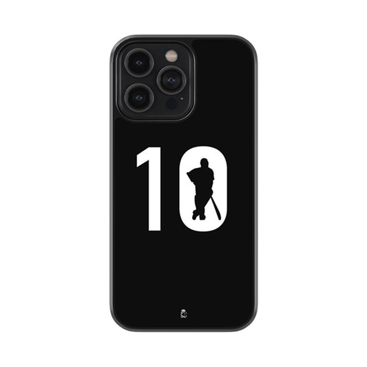 Jersey Number 10 Glossy Metal Case