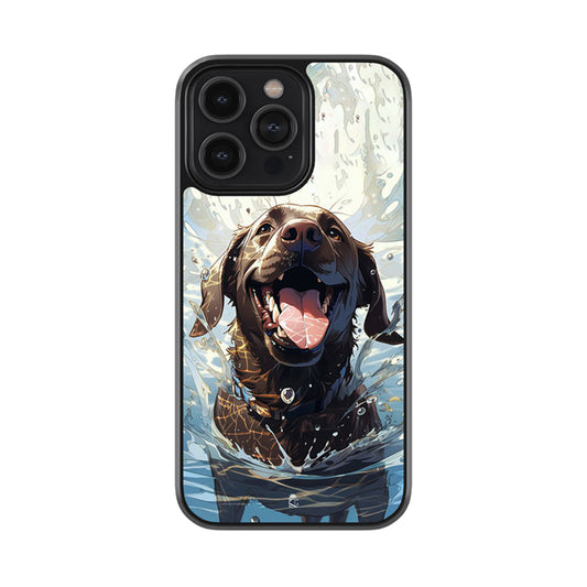Summer Day Of Labrador Glossy Metal Case