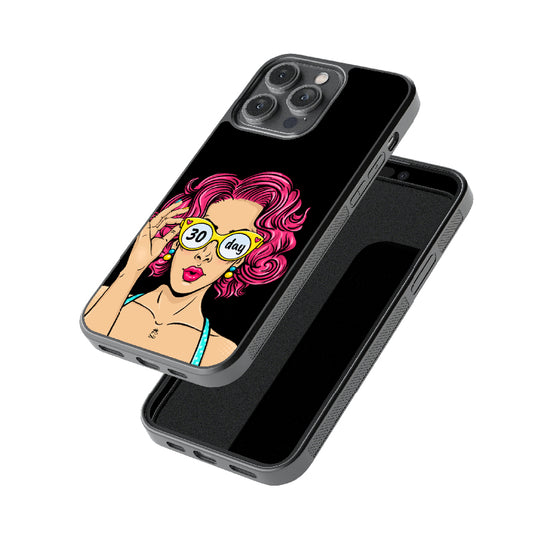 Cool Women Glossy Metal Case