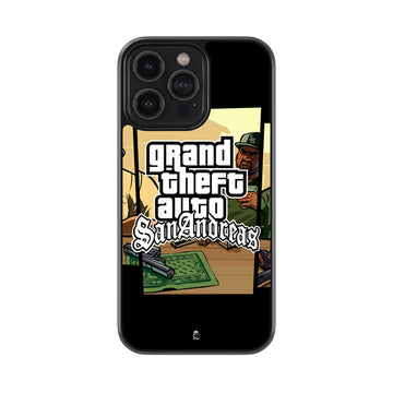 GTA San Andreas Glossy Metal Case