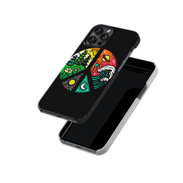 Peace is here Trippy Slim Hard Case