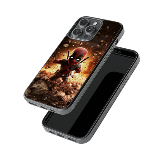 Dead Pool Anime Glossy Metal Case