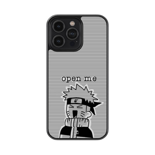 Open Me Glossy Metal Case
