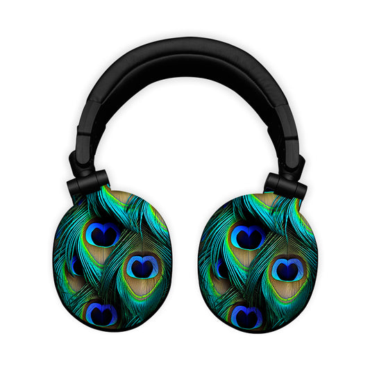 Peacock Feather Headphone Skin