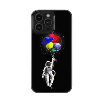 Flying Astronaut Glass Case