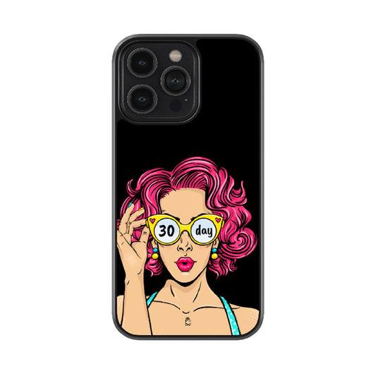 Cool Women Glossy Metal Case
