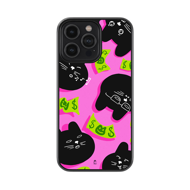 Happy Faces Glossy Metal Case
