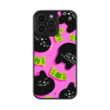 Happy Faces Glossy Metal Case
