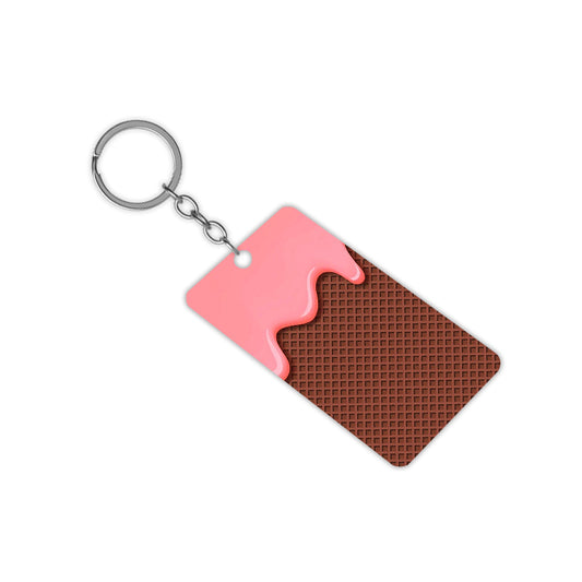 Cream Fluid Keychain