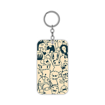 Scribble Keychain