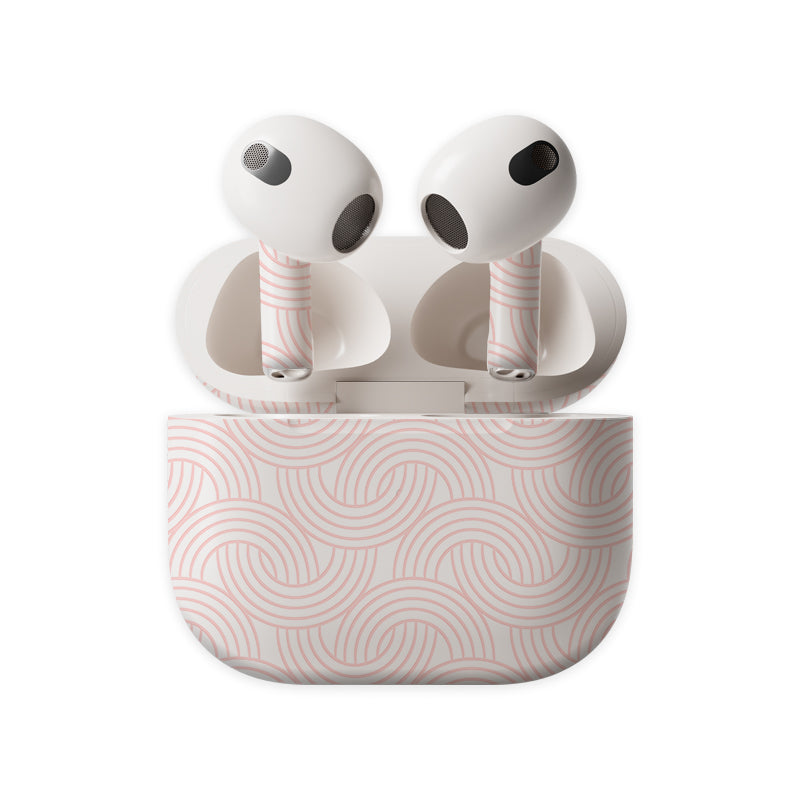 Swoosh Arc Lines  Earbuds Skin