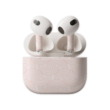 Swoosh Arc Lines  Earbuds Skin