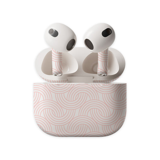 Swoosh Arc Lines  Earbuds Skin