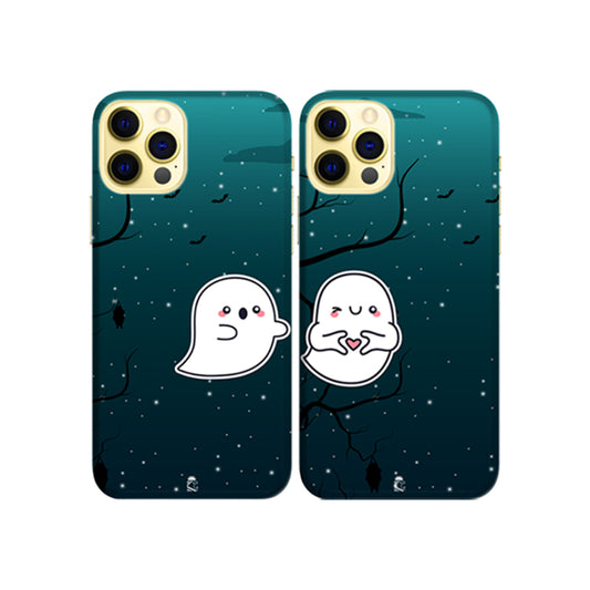 Horror Boo's Slim Hard Couple Phone Case
