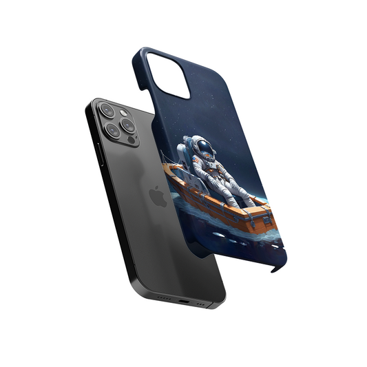 Astronaut On Boat Slim Hard Case