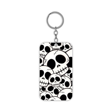 Skull Pattern Keychain