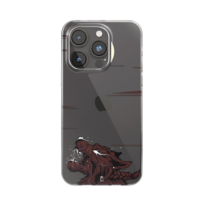 Wolf roar Clear Silicone Case