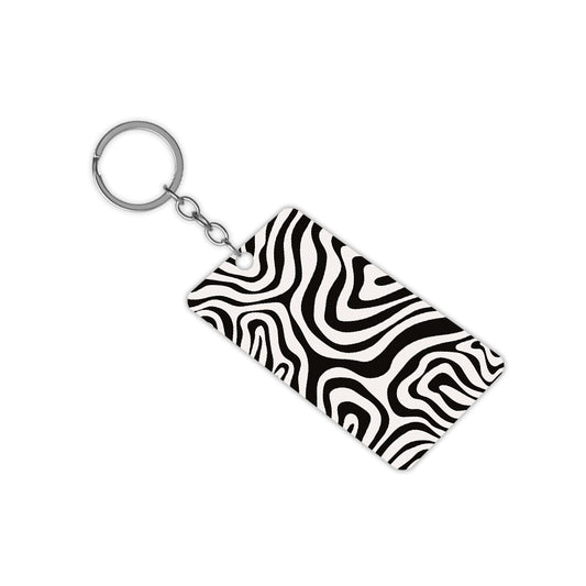 Topograph Design Keychain