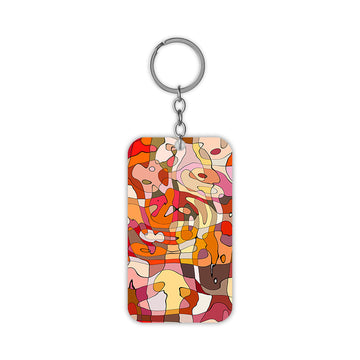 Maze Art Keychain