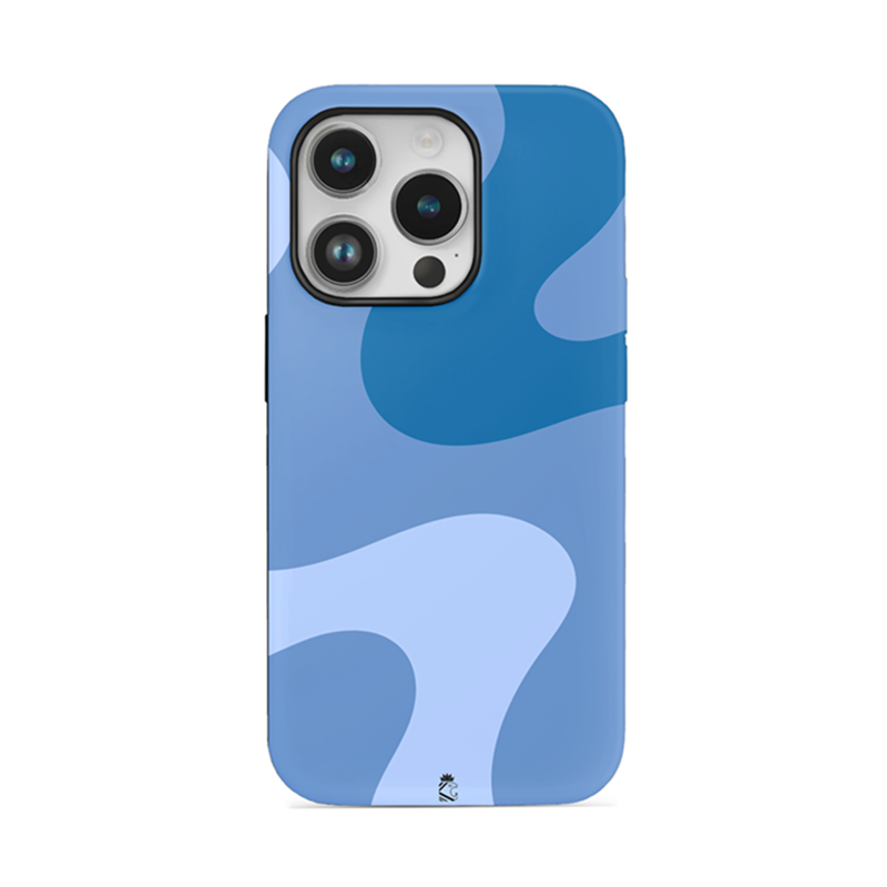 Blue Wave Flexible Soft Silicone Case