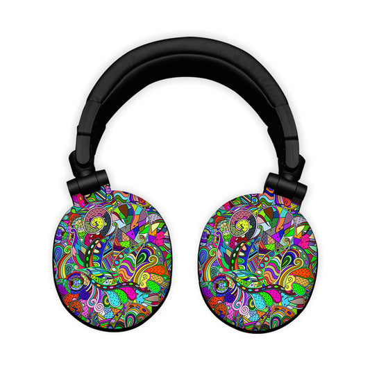 Traditional Collage Art Headphone Skin