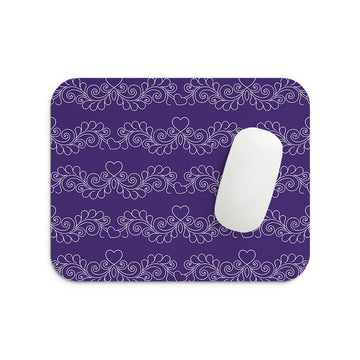 Purple Design Mouse Pad