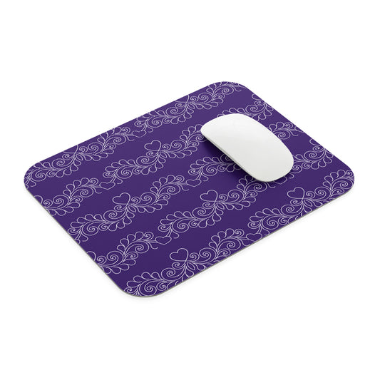 Purple Design Mouse Pad
