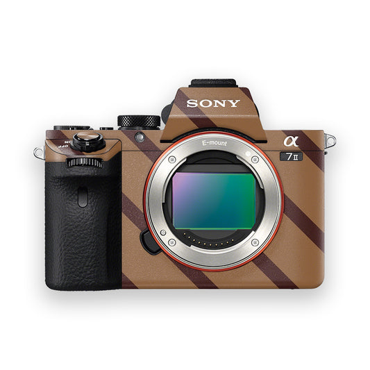 Brown Stripes Camera Skin