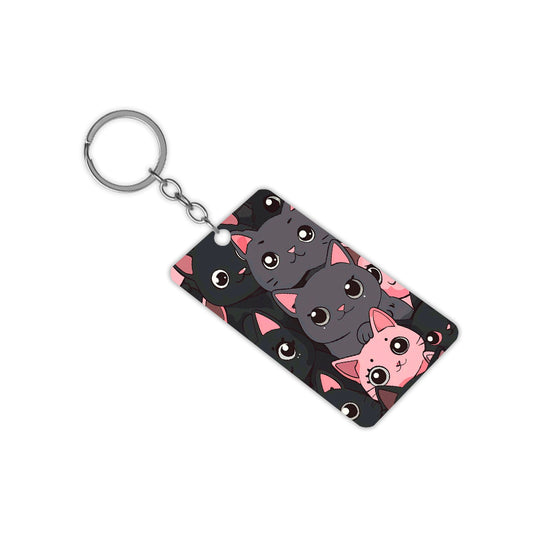 Cute Cats Keychain
