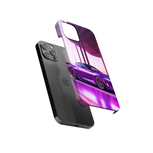 Neon Supercar Slim Hard Case
