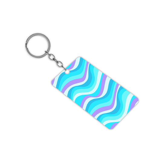 Blue Waves Keychain