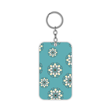 Rangoli Pattern Keychain
