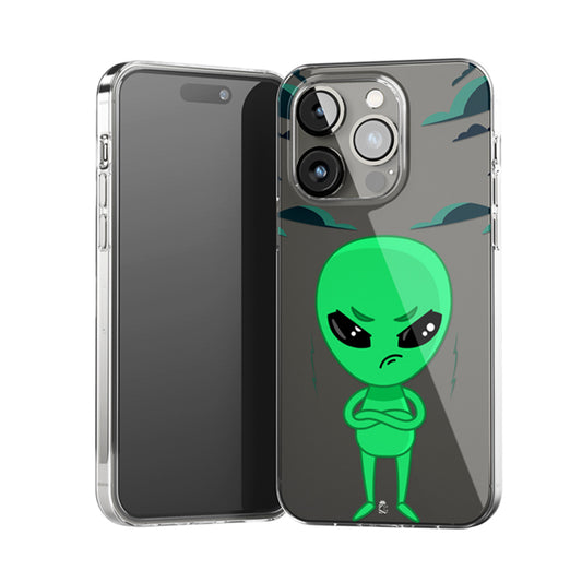 Angry Alien Clear Silicone Case