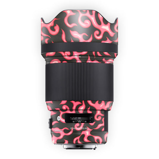 Red Flame Lens Skin